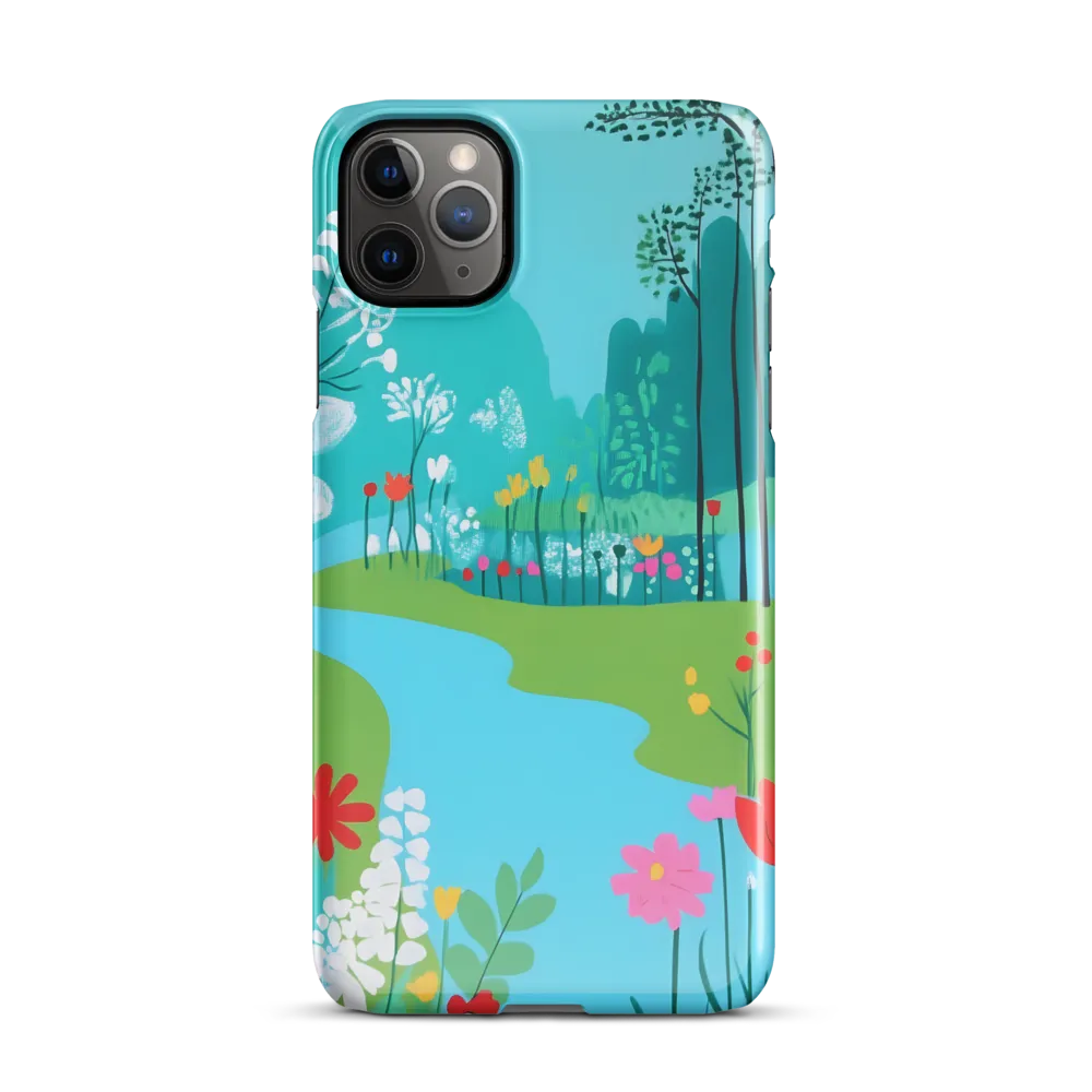 Whispers of Spring: A Colorful Retreat | Phone Case |  11 Pro Max | Snap Case | Glossy