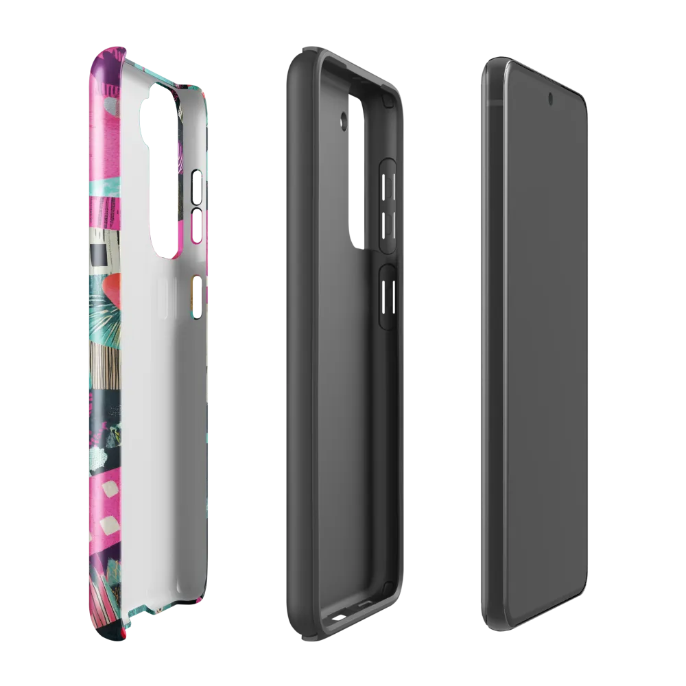 Whimsical Journey Through a Vibrant Landscape | Phone Case |  S21 FE | Tough Case | Glossy
