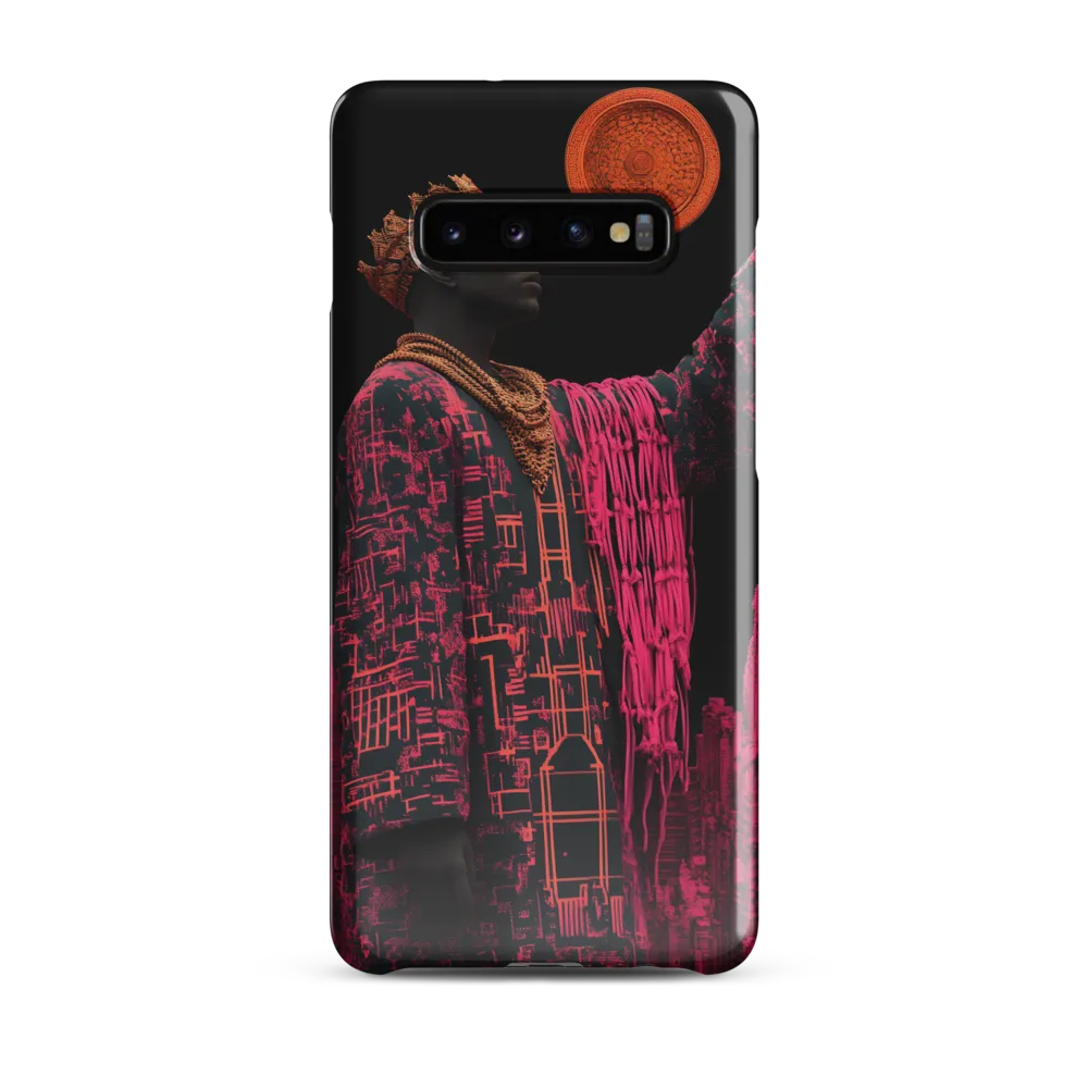 Regal Mystique: A Fusion of Tradition and Urbanity | Phone Case |  S10 Plus | Snap Case | Glossy