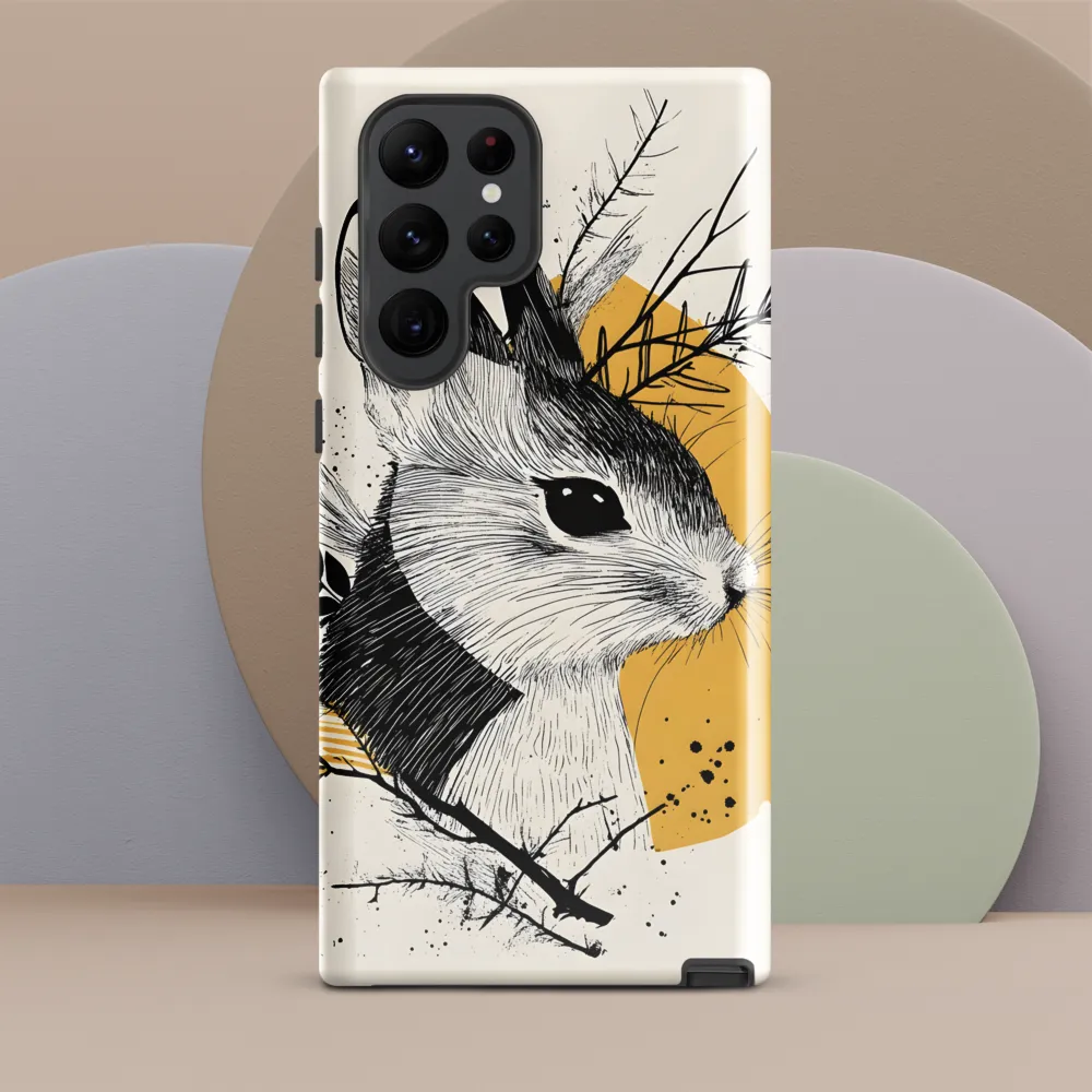 Ethereal Rabbit: A Study in Line Art