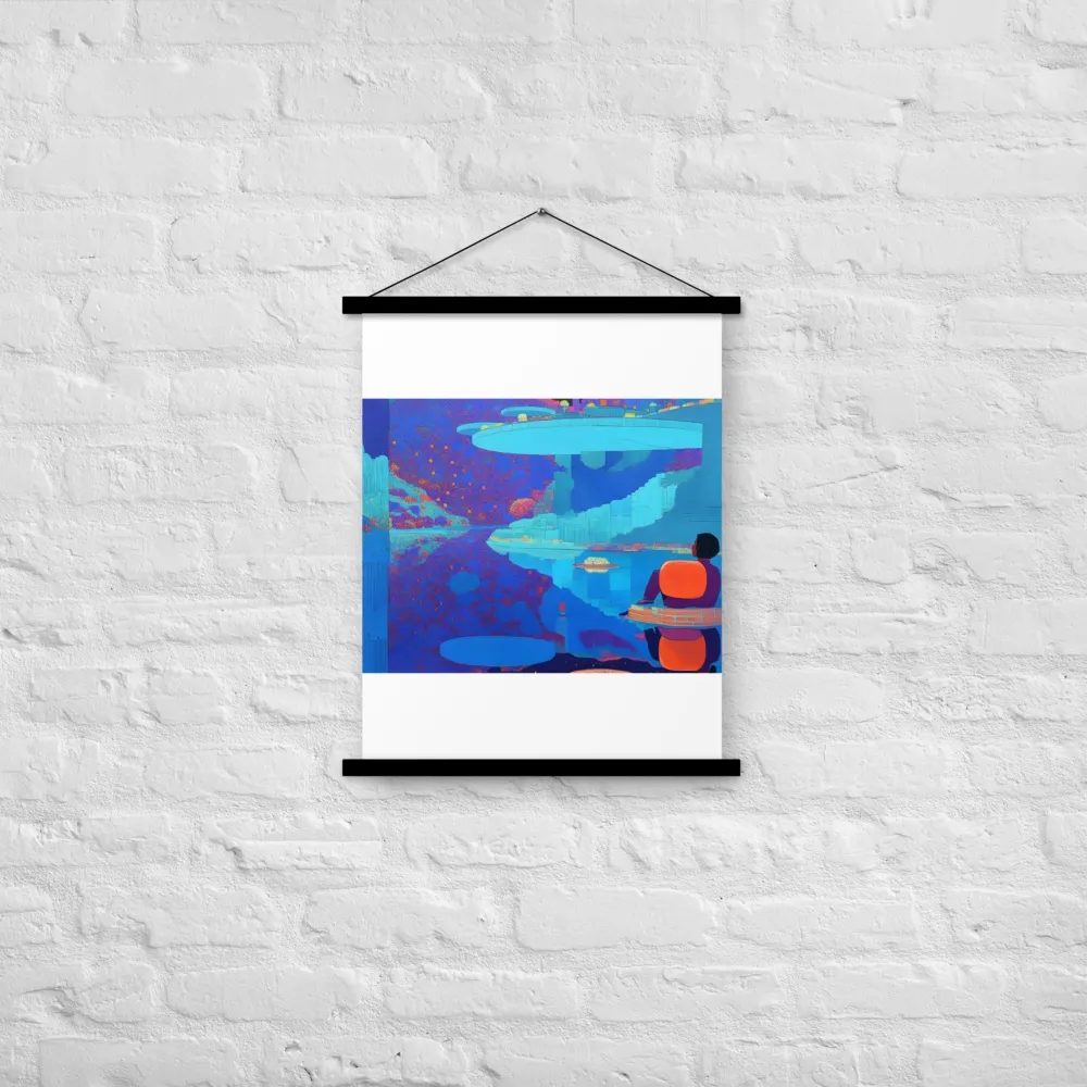 Reflections of Serenity | Poster With Black Wood Hanger | 18″×24″