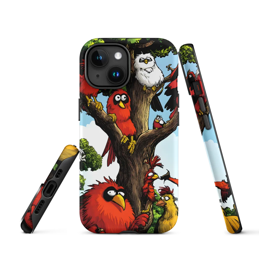 Whimsical Avian Gathering