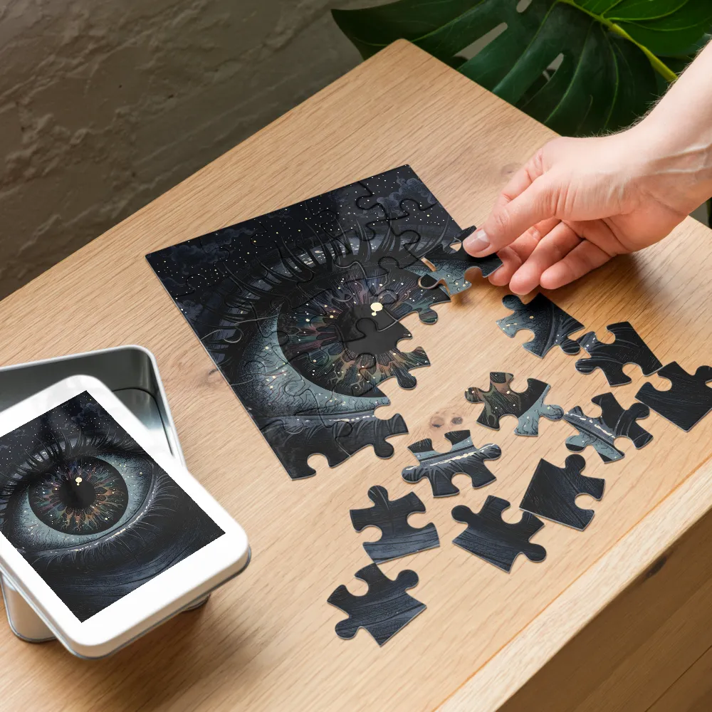 Cosmic Eye 
 Jigsaw Puzzle in Tin Box