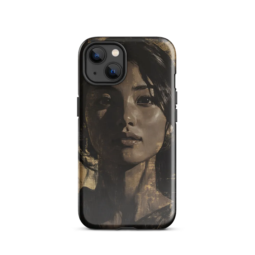Golden Gaze: A Contemporary Portrait
