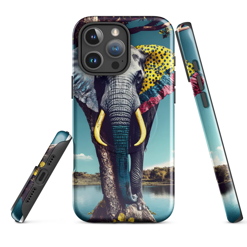 Playful Elegance: The Surreal Elephant