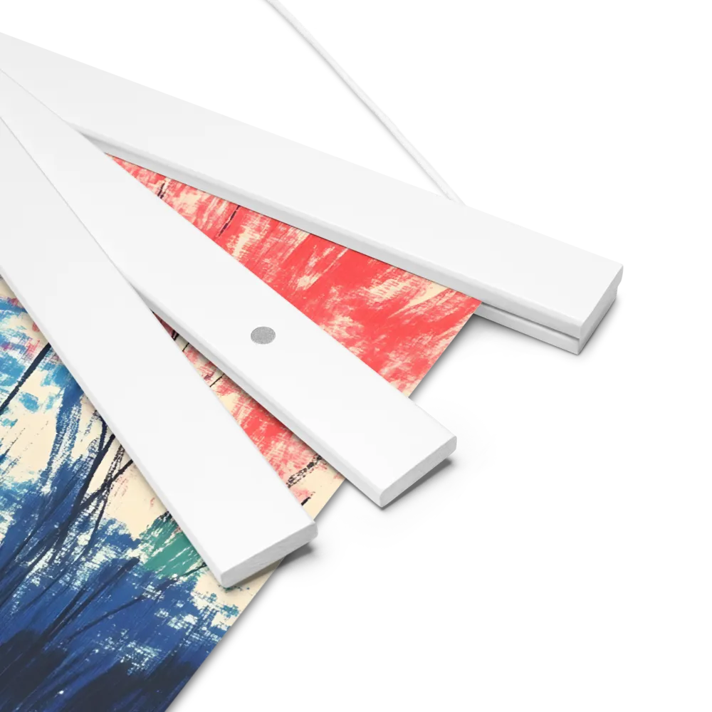 Whispers of Tranquility | Poster With White Wood Hanger | 10″×10″