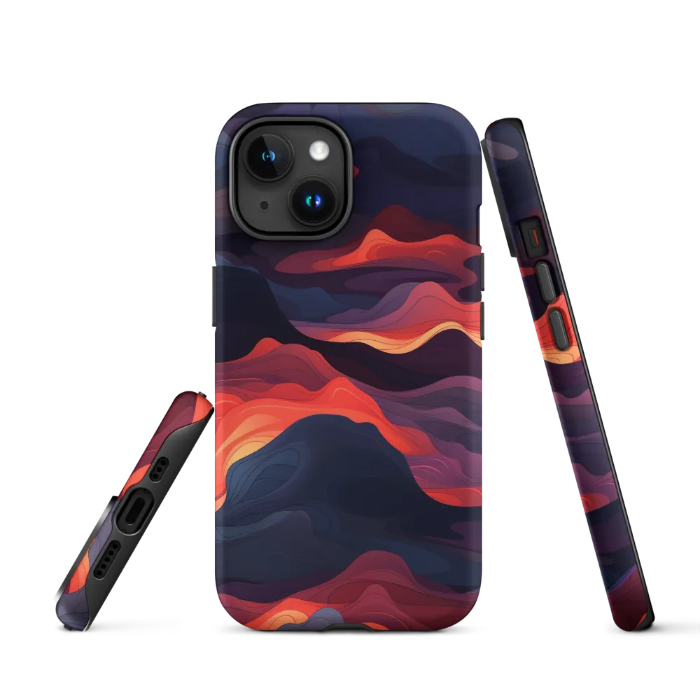 Ethereal Waves of Color | Phone Case |  15 | Tough Case | Matte