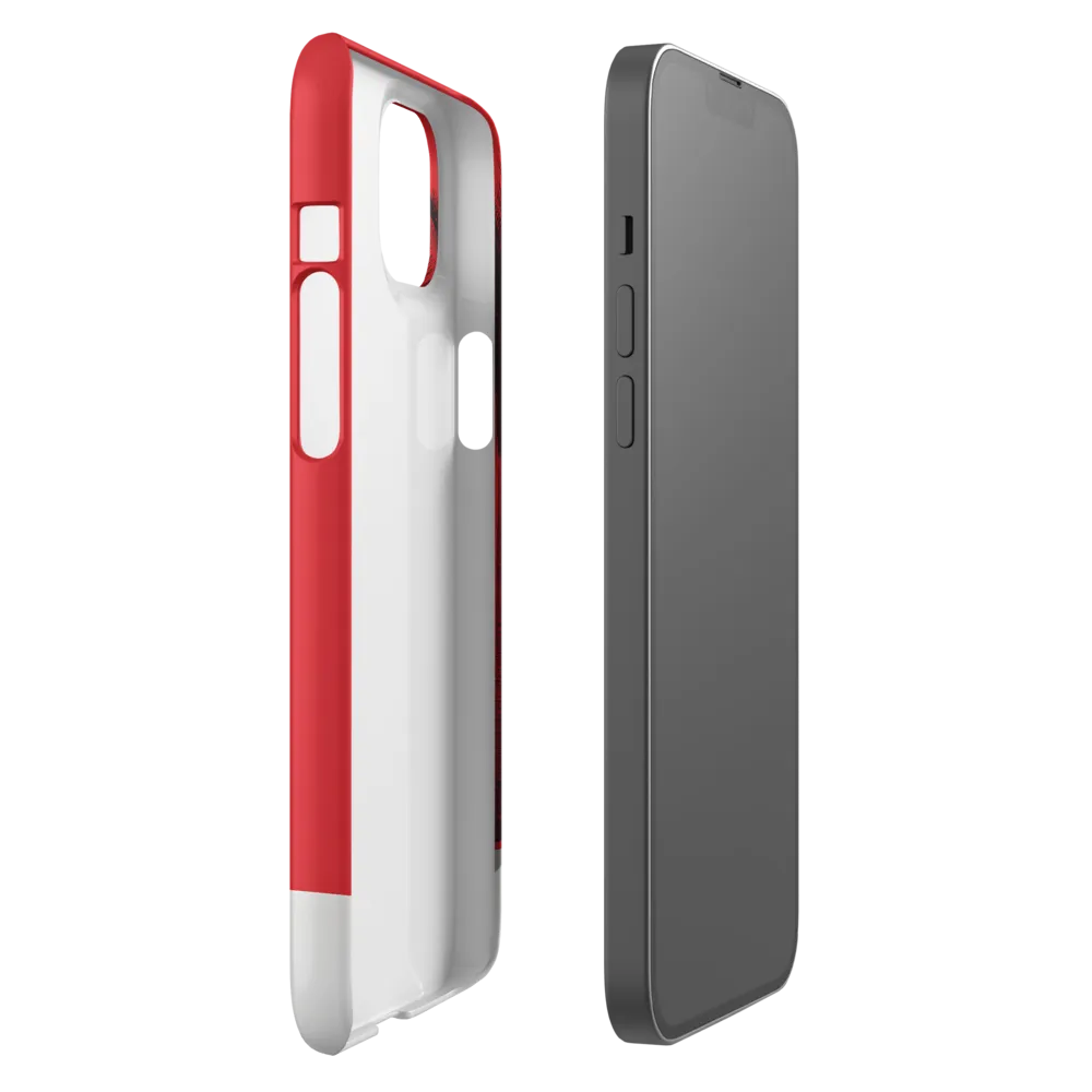 Contemplation in Red | Phone Case |  14 Plus | Snap Case | Matte