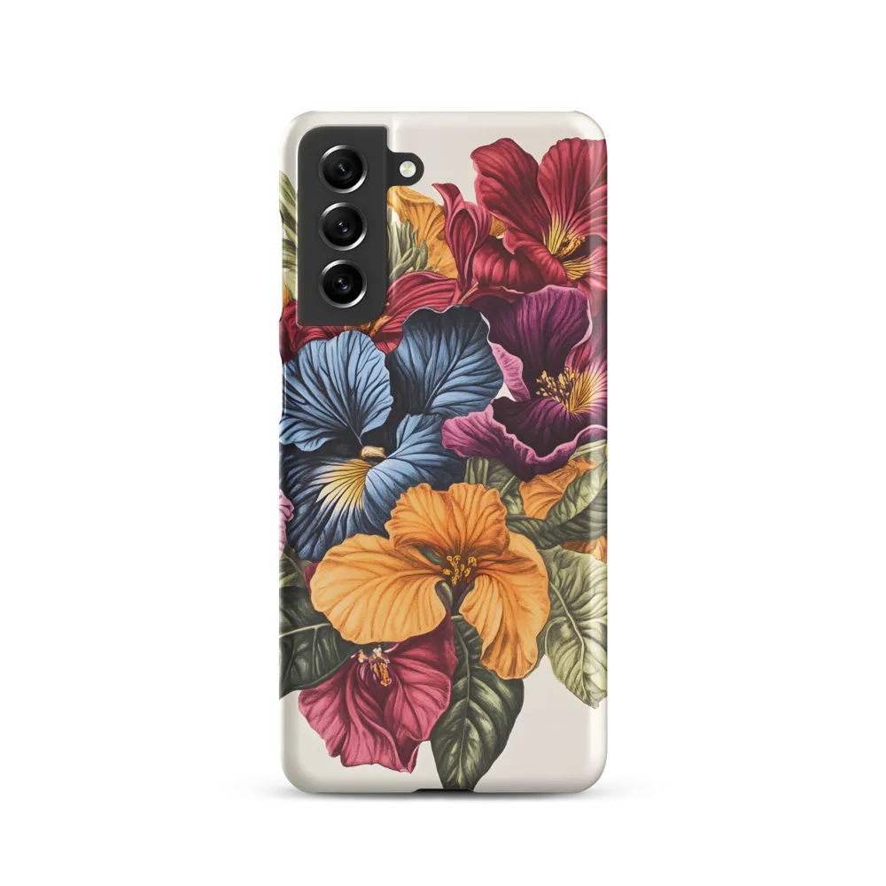 Floral Symphony in Color | Phone Case |  S21 | Snap Case | Matte