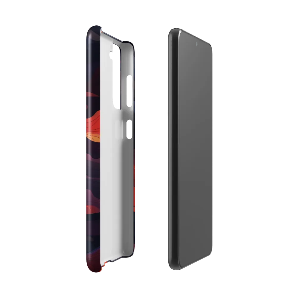 Ethereal Waves of Color | Phone Case |  S21 | Snap Case | Glossy