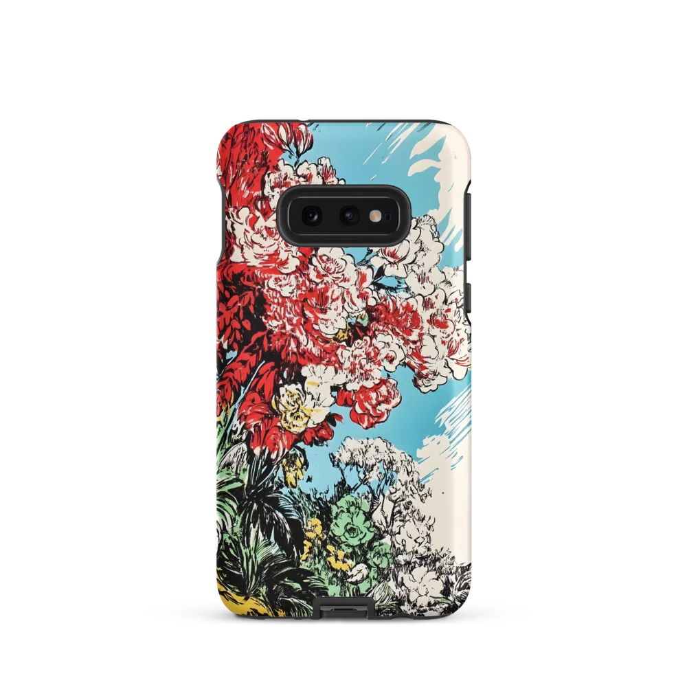 Floral Symphony in Bold Colors | Phone Case |  S10e | Tough Case | Matte