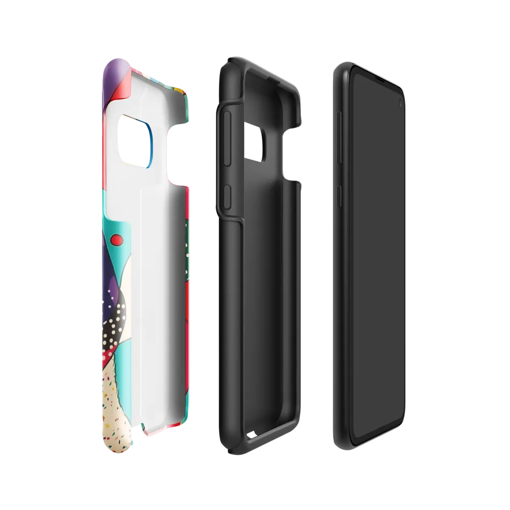 Playful Geometry in Color | Phone Case |  S10e | Tough Case | Glossy