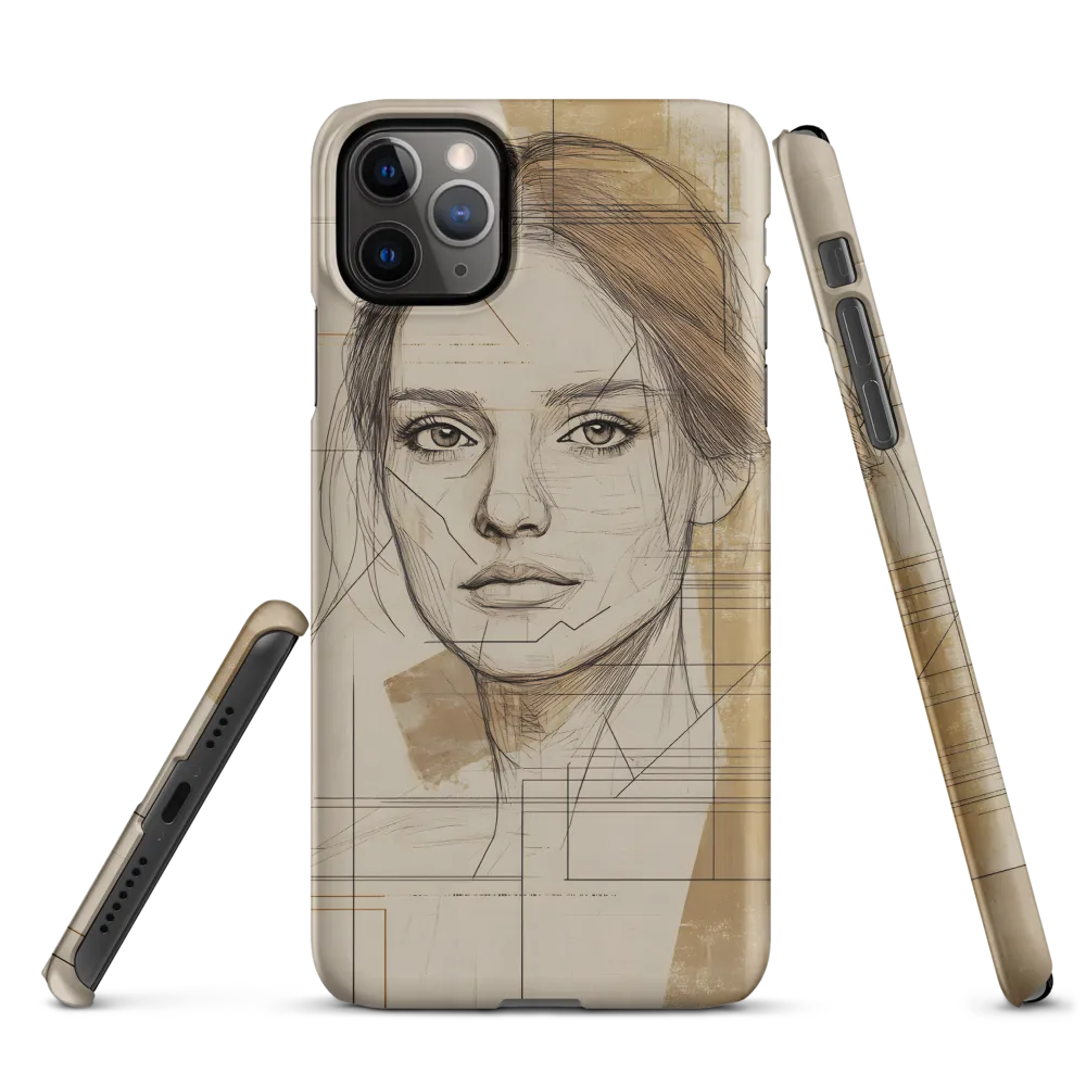 Geometric Elegance: A Modern Portrait