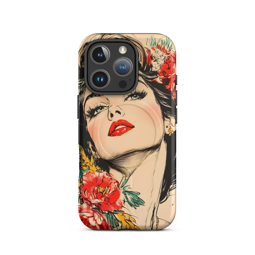 Radiance in Red: A Portrait of Elegance