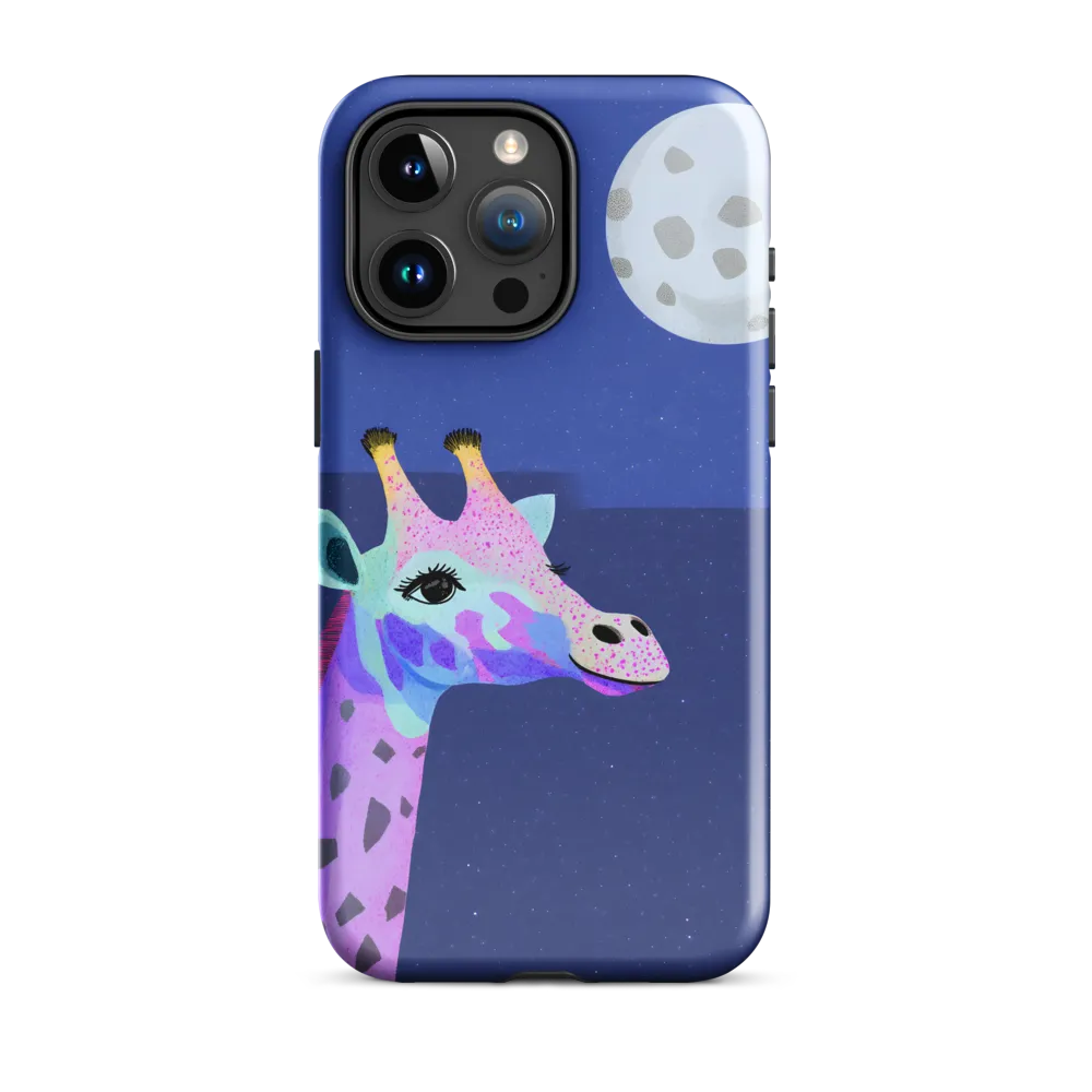 Whimsical Giraffe Under the Stars