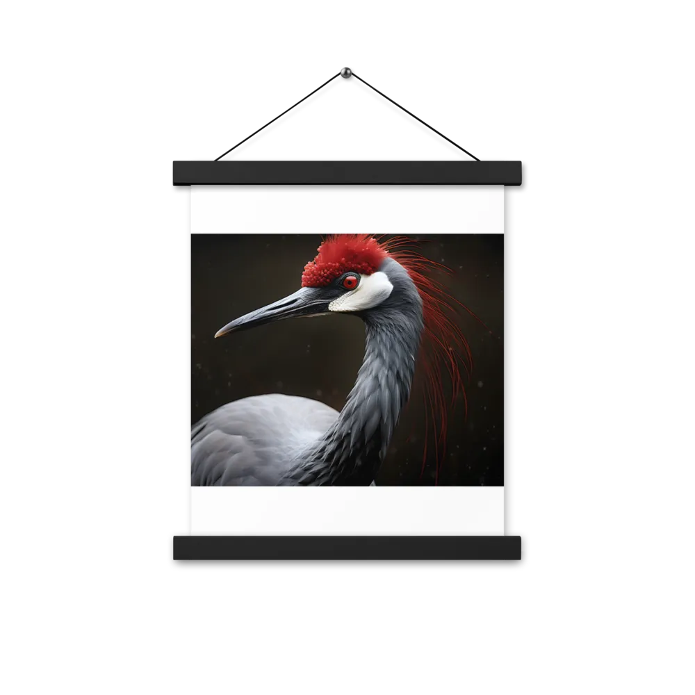 Ember-Crested Elegance | Poster With Black Wood Hanger | 11″×14″