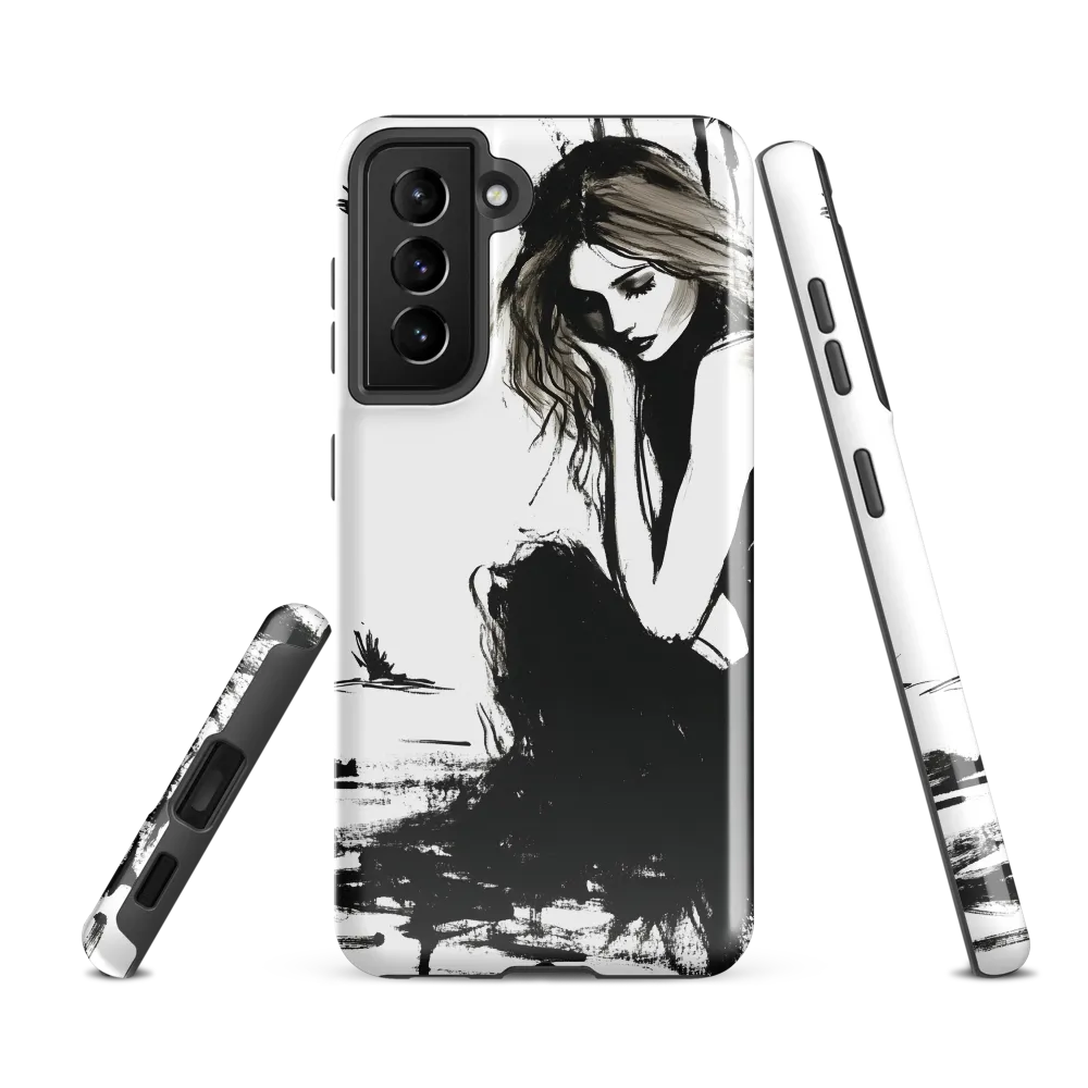 Reflections of Solitude | Phone Case |  S21 FE | Tough Case | Glossy