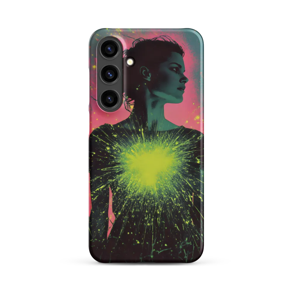 Cosmic Heart: A Surreal Portrait of Strength
