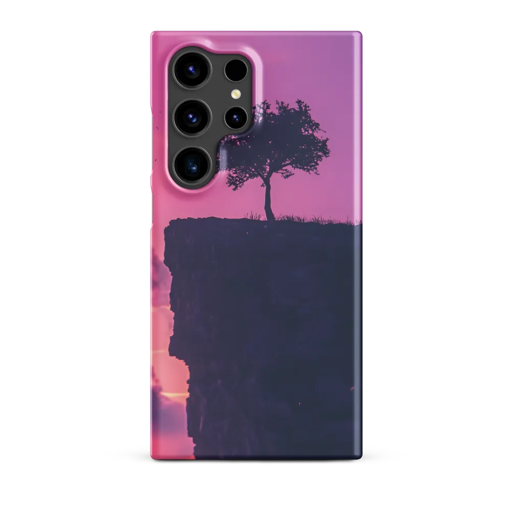Solitude on the Edge | Phone Case |  S24 Ultra | Snap Case | Matte