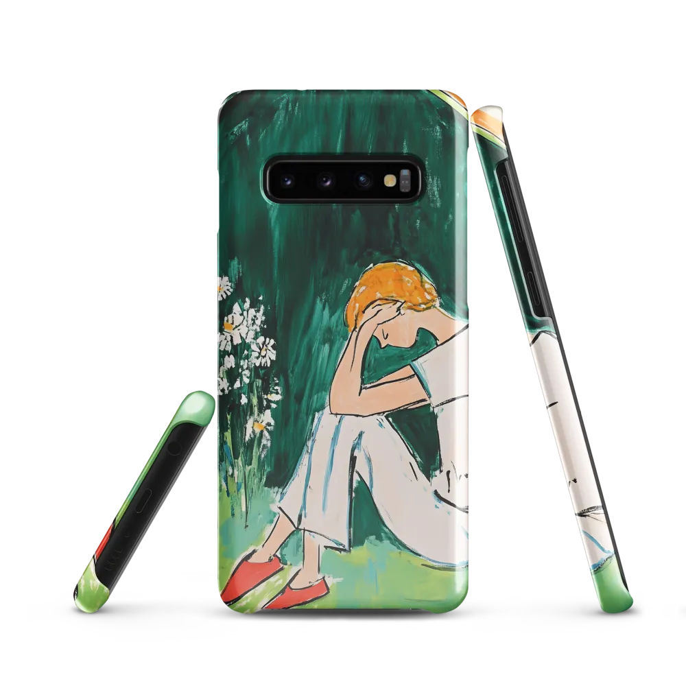 Silent Sorrow | Phone Case |  S10 | Snap Case | Glossy