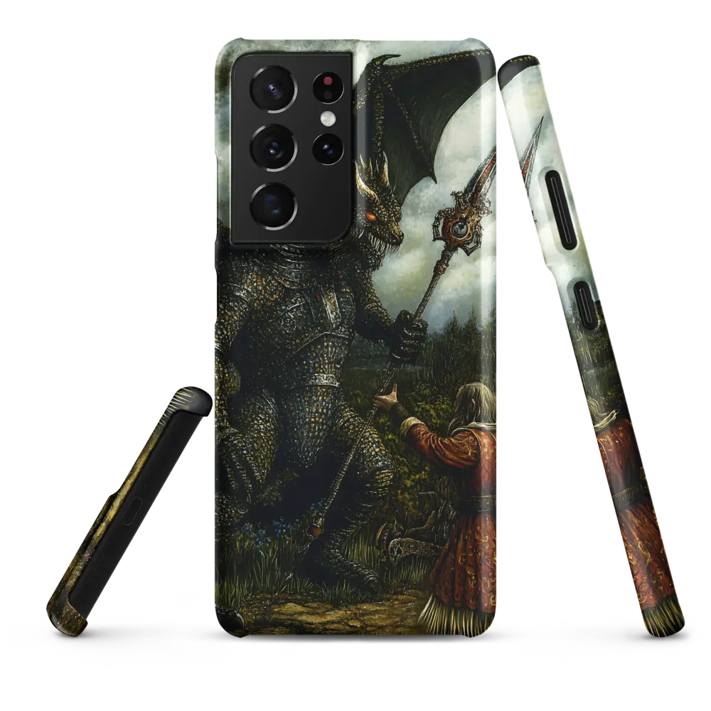 The Confrontation: Dragon vs. Wizard | Phone Case |  S21 Ultra | Snap Case | Matte
