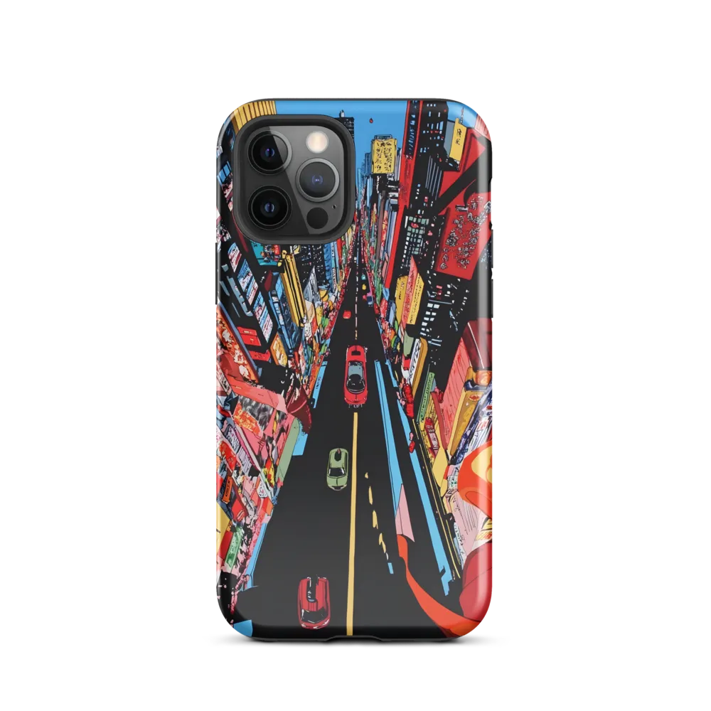 Urban Symphony: A Bird's-Eye View of Life | Phone Case |  12 Pro | Tough Case | Glossy