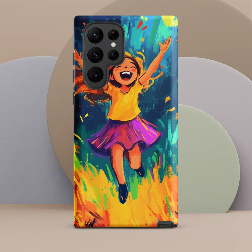 Joyful Escape into Nature | Phone Case |  S22 Ultra | Tough Case | Matte