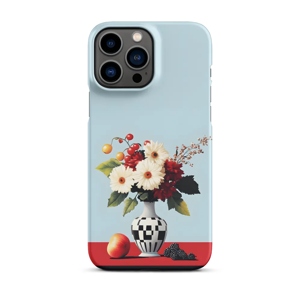 Floral Symphony: A Modern Still Life | Phone Case |  13 Pro Max | Snap Case | Matte