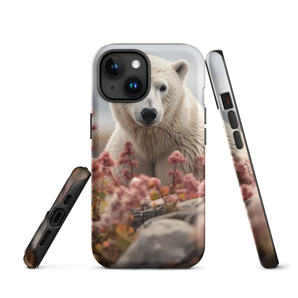 Curiosity Among Blooms: The Polar Bear