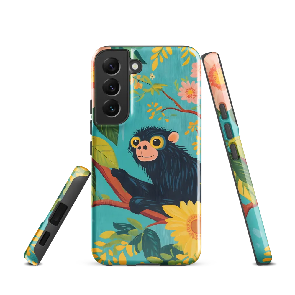 Joyful Encounter in a Floral Paradise