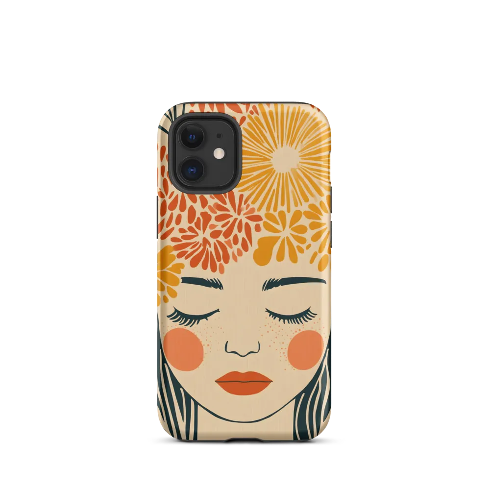 Serenity in Bloom | Phone Case |  12 mini | Tough Case | Matte