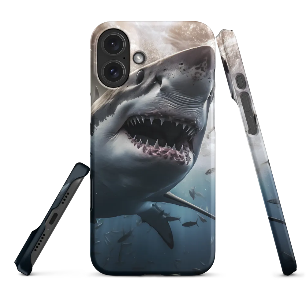 The Apex Predator: An Underwater Encounter | Phone Case |  16 Plus | Snap Case | Matte