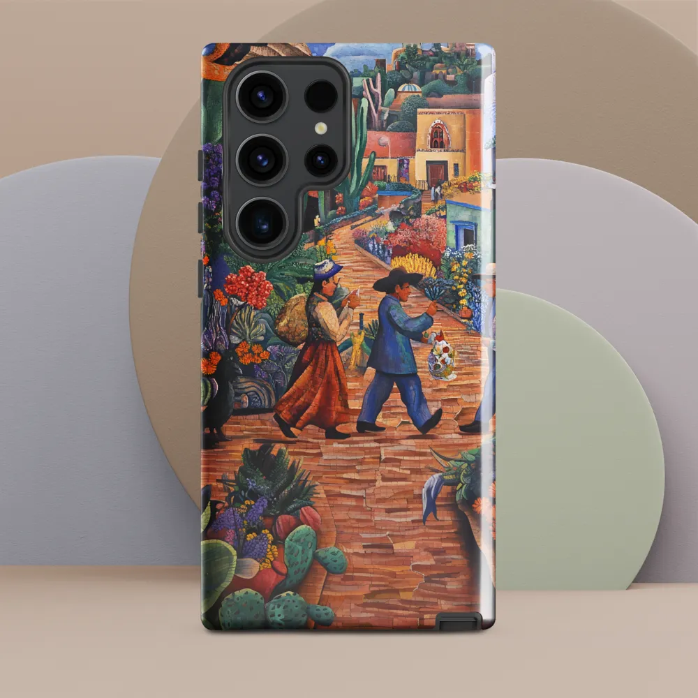 A Mosaic Journey Through Colorful Landscapes