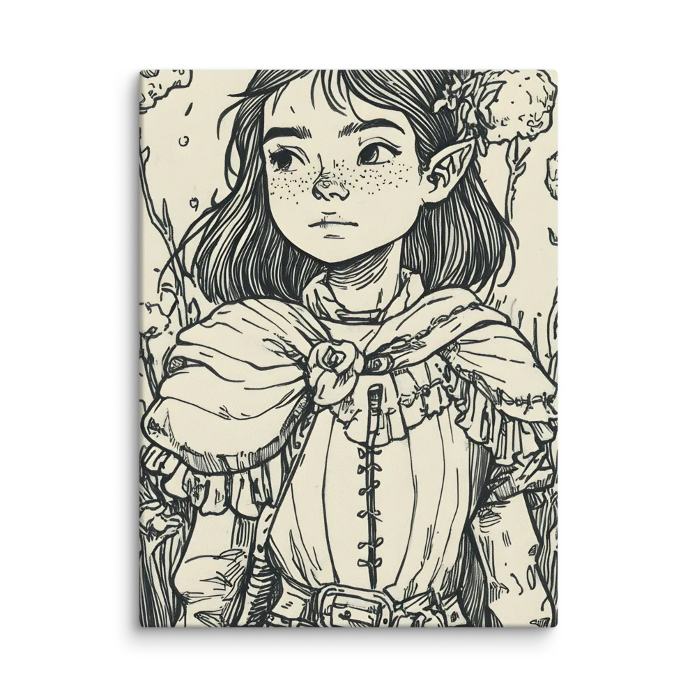 A Young Guardian of Nature | Canvas | 12″×16″