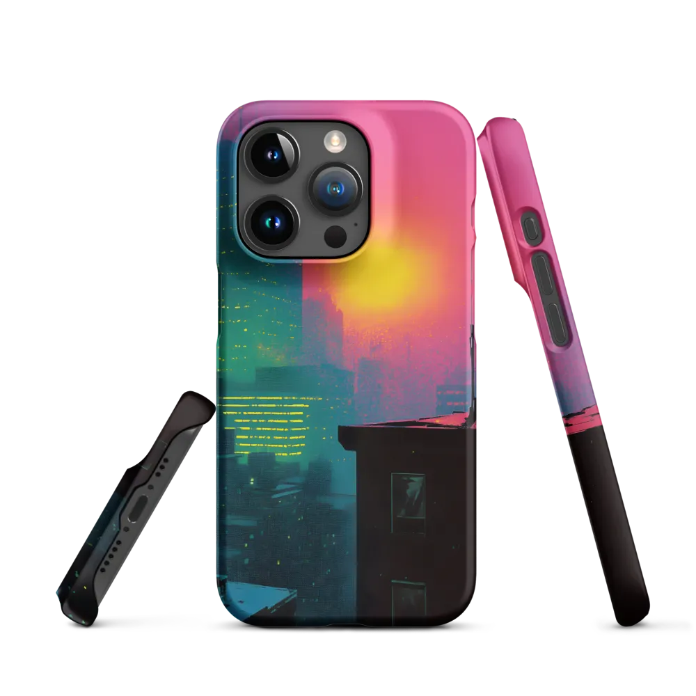 Neon Horizon | Phone Case |  15 Pro | Snap Case | Matte