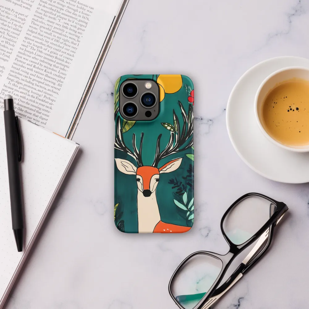 Nature's Embrace: The Majestic Deer | Phone Case |  13 Pro | Snap Case | Matte