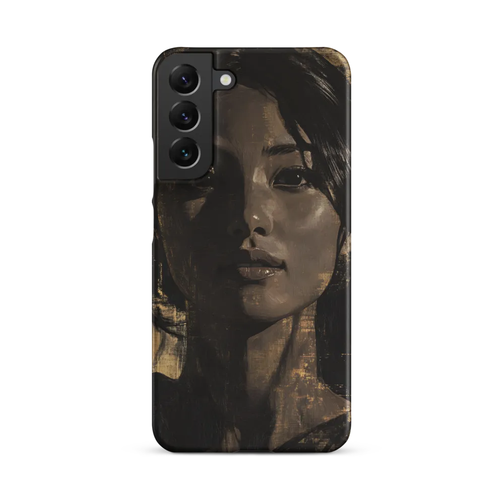 Golden Gaze: A Contemporary Portrait