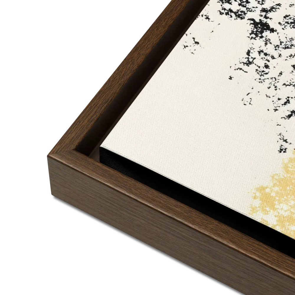 Whispers of Solitude | Canvas with Brown Frame | 18″×24″
