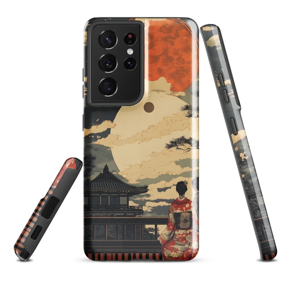 Under the Embrace of the Moon | Phone Case |  S21 Ultra | Tough Case | Glossy