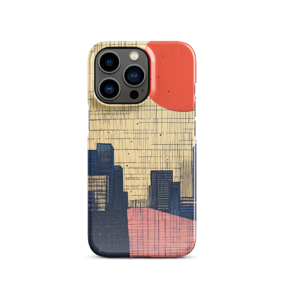Urban Echoes: A Minimalist Cityscape