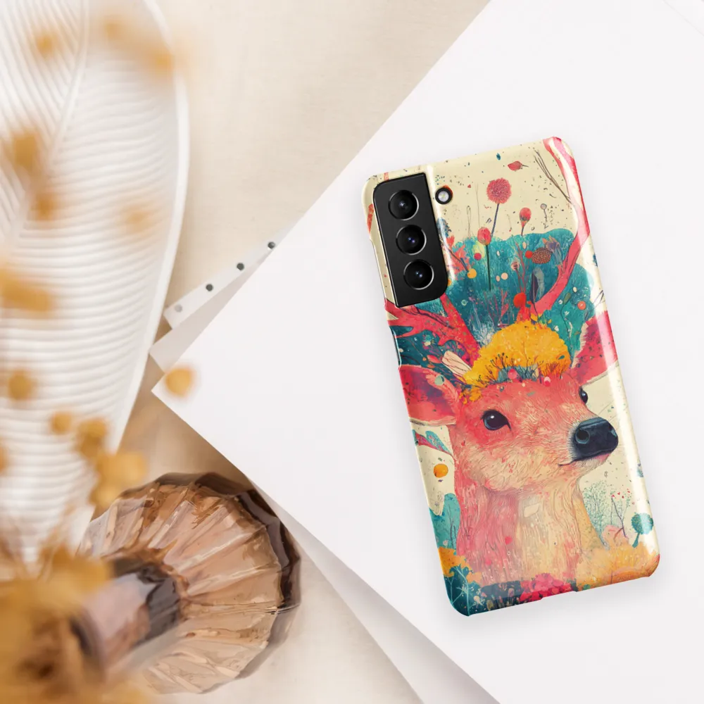 Whimsical Harmony: A Deer in Bloom