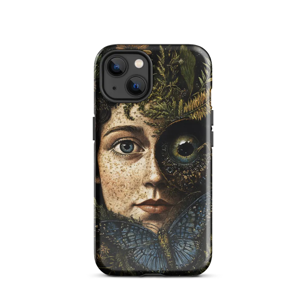 Nature's Embrace: A Surreal Portrait | Phone Case |  13 | Tough Case | Glossy