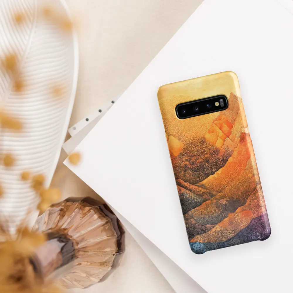 Serene Peaks of Color
