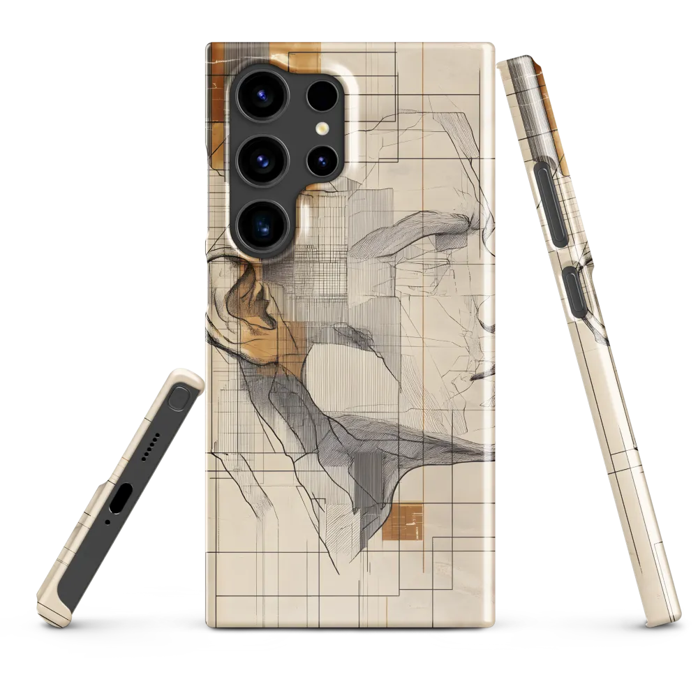 Geometric Reverie | Phone Case |  S24 Ultra | Snap Case | Glossy