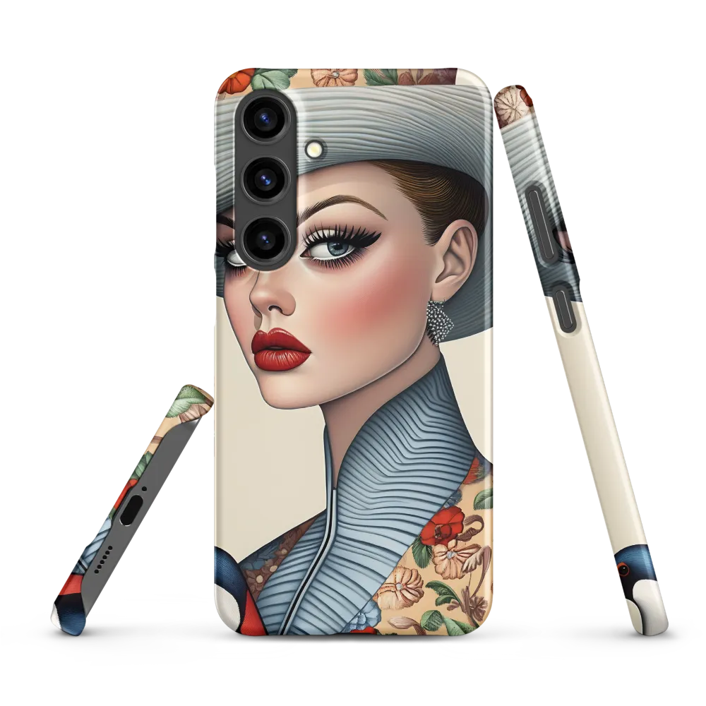 Elegance in Bloom | Phone Case |  S24 Plus | Snap Case | Matte