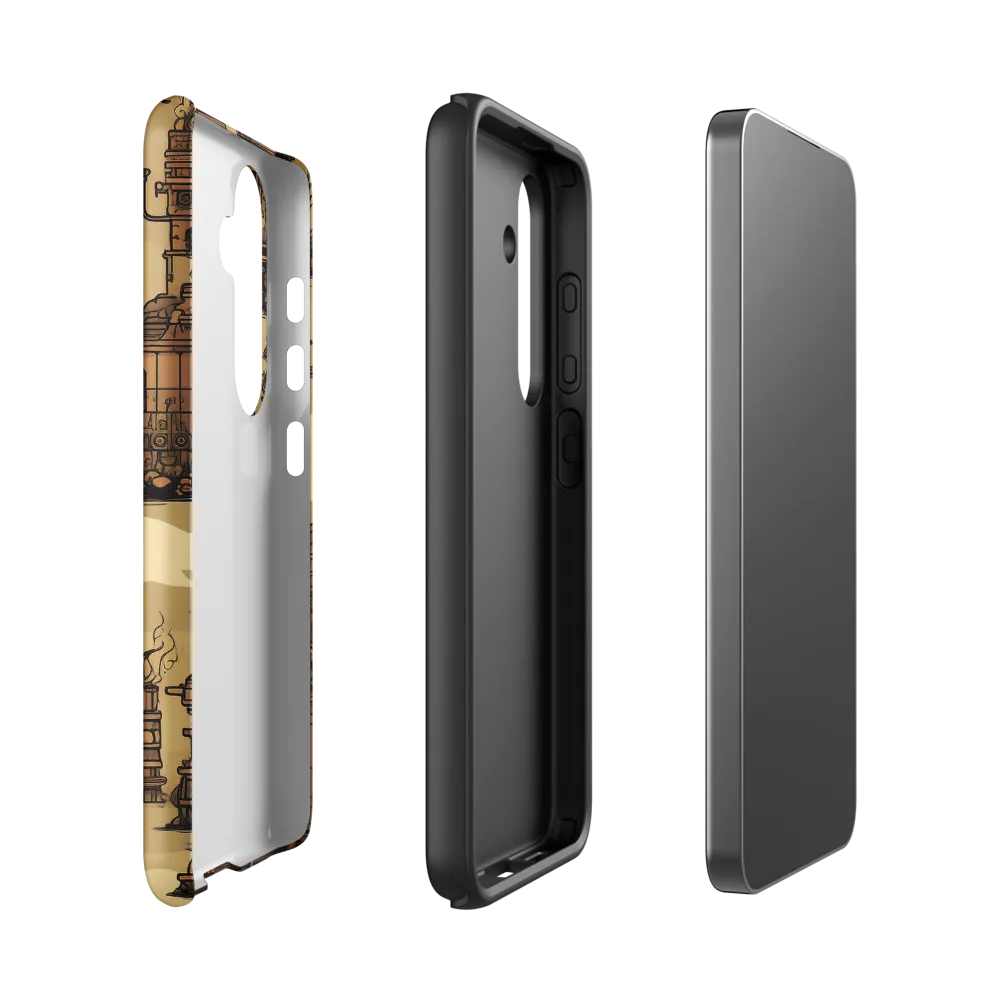 Whimsical Industrial Landscape | Phone Case |  S24 | Tough Case | Matte