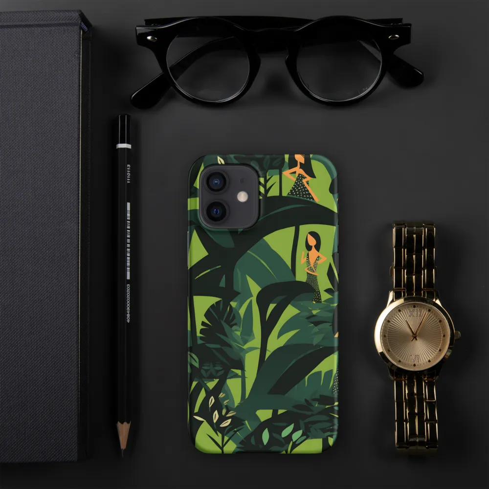 Harmony in Green | Phone Case |  12 | Snap Case | Matte