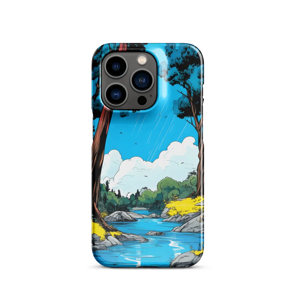 Tranquil River in a Comic Landscape