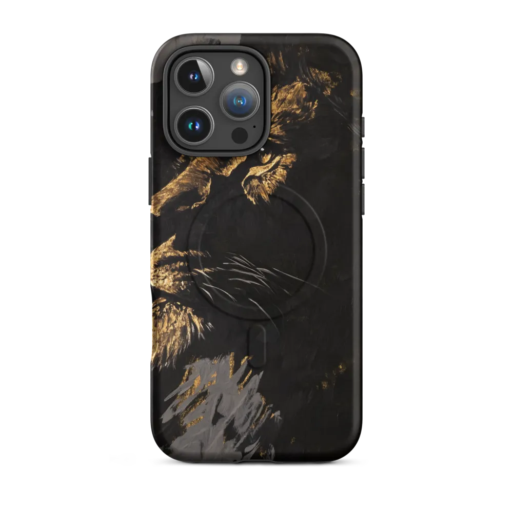 Majestic Gaze: The Golden Lion