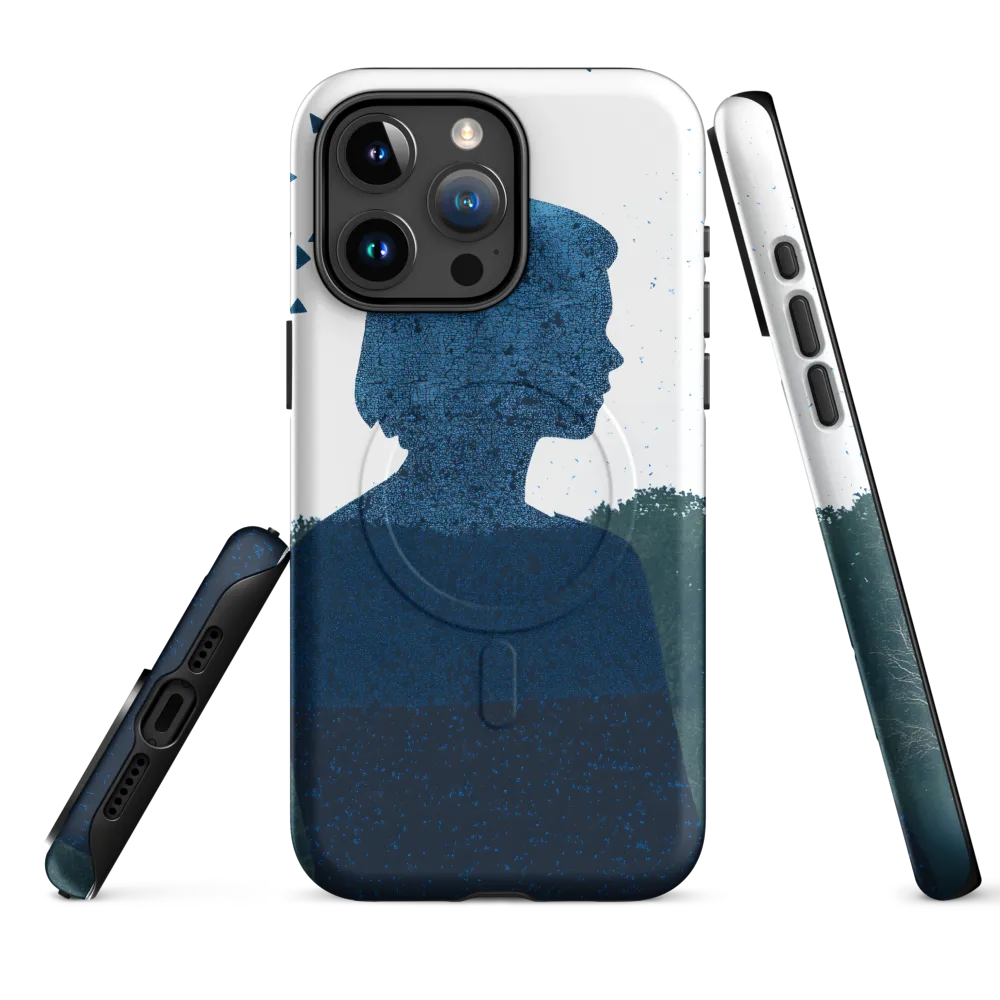 Blue Contemplation | Phone Case |  15 Pro Max | MagSafe® Tough Case | Matte
